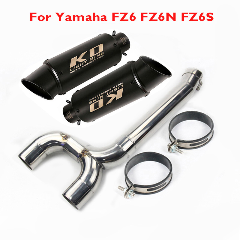 Slip on FZ6 FZ6N FZ6S Motorcycle Exhaust System Muffler Pipe Tips Connection Link Pipe for FZ6 FZ6S FZ6N
Slip on FZ6 FZ6N FZ6S Motorcycle Exhaust System Muffler Pipe Tips Connection Link Pipe for FZ6 FZ6S FZ6N