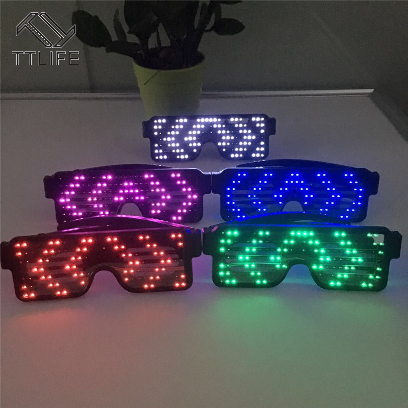 TTLIFE Nightclub Accessories Color Flash Led Party Glasses USB Charge Luminous Glasses Christmas Concert Light Toys
TTLIFE Nightclub Accessories Color Flash Led Party Glasses USB Charge Luminous Glasses Christmas Concert Light Toys