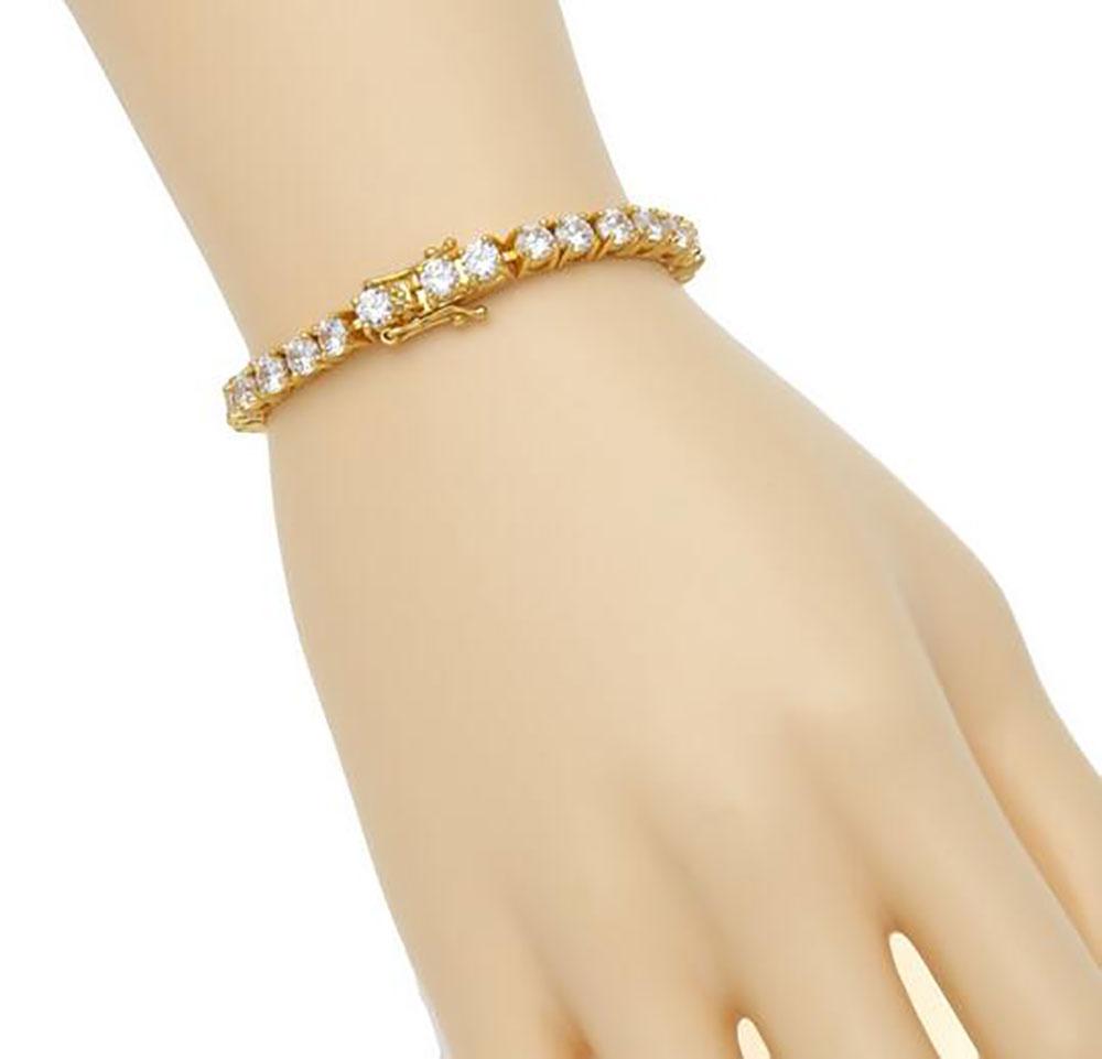 3MM 4MM 5MM 7quot 8quot 9quot Silver Gold Rosegold 5A Cubic Zirconia Iced Braclets Bling Chain Hiphop Tennis AnkletBracelet