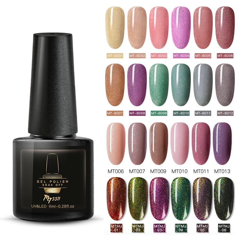 Mtssii 6ml Color UV Gel Holographic Glitter Sequins Semi Permanent Soak Off Nail Art Gel Polish Varnish Manicure Design, Bs04060
Mtssii 6ml Color UV Gel Holographic Glitter Sequins Semi Permanent Soak Off Nail Art Gel Polish Varnish Manicure Design, Bs04060