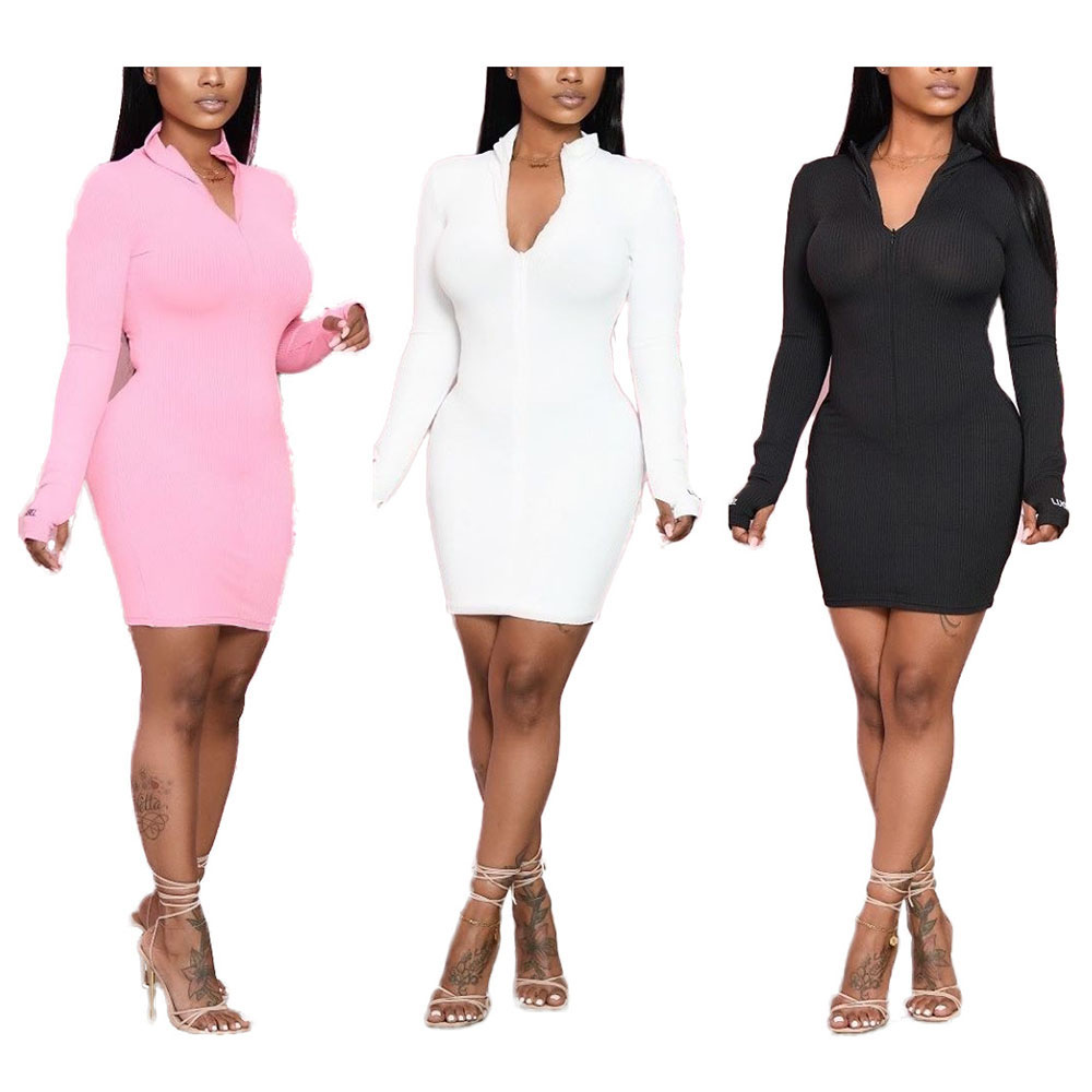 Sexy Mini Dress Women Autumn Spring Long Sleeve 3 Choices Skinny High Street Style F0098 Deep V Neck -2XL, Pink
Sexy Mini Dress Women Autumn Spring Long Sleeve 3 Choices Skinny High Street Style F0098 Deep V Neck -2XL, Pink