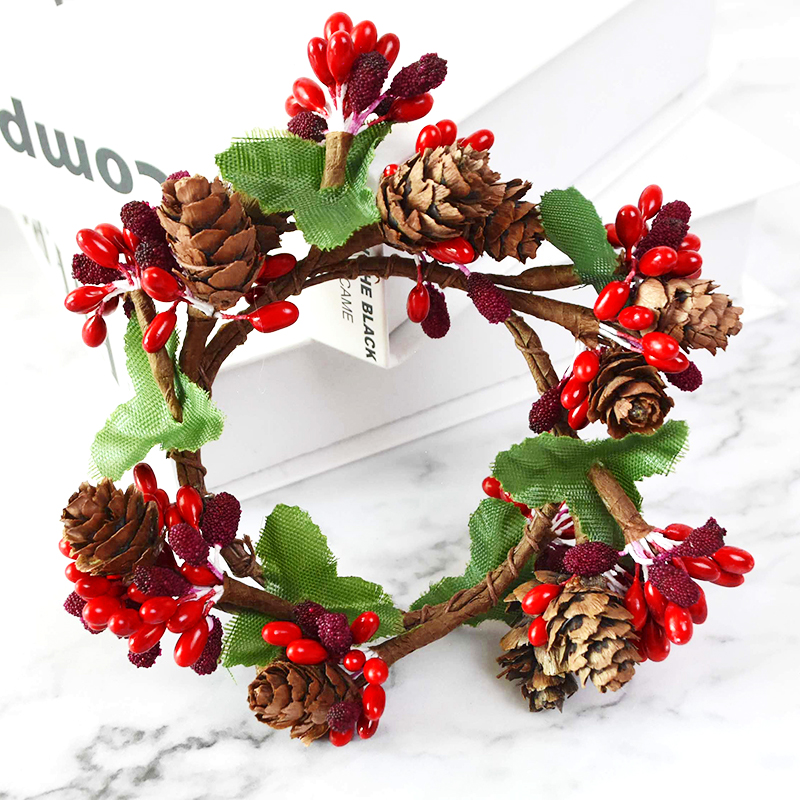 Mini Christmas Wreath Artificial Berry Flowers Garland Wedding Party Bride Garland Chritmas Decoration For Home DIY Craft Gift, B01
Mini Christmas Wreath Artificial Berry Flowers Garland Wedding Party Bride Garland Chritmas Decoration For Home DIY Craft Gift, B01