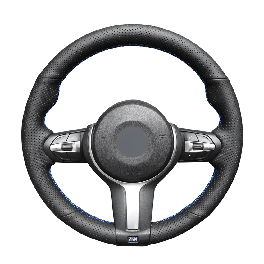 Black Artificial Leather Car Steering Wheel Cover for BMW F87 M2 F80 M3 F82 M4 M5 F12 F13 M6 X5 M F86 X6 M F33 F30 M Sport
Black Artificial Leather Car Steering Wheel Cover for BMW F87 M2 F80 M3 F82 M4 M5 F12 F13 M6 X5 M F86 X6 M F33 F30 M Sport