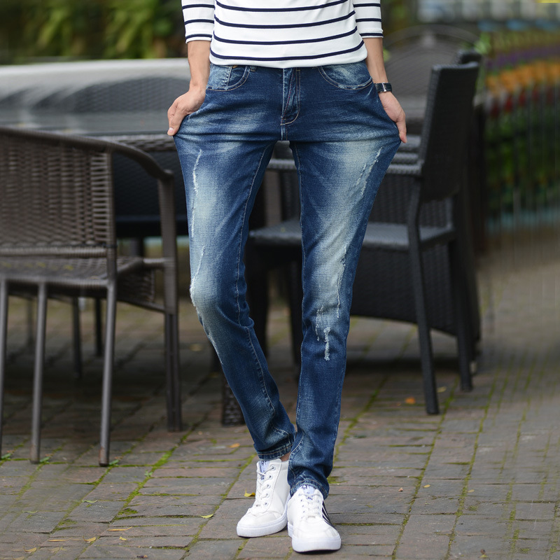 2020 Men's Spring New Model Jeans Youth Casual Fashion Slim-Fit Stretch Skinny Jeans, Blue
2020 Men's Spring New Model Jeans Youth Casual Fashion Slim-Fit Stretch Skinny Jeans, Blue