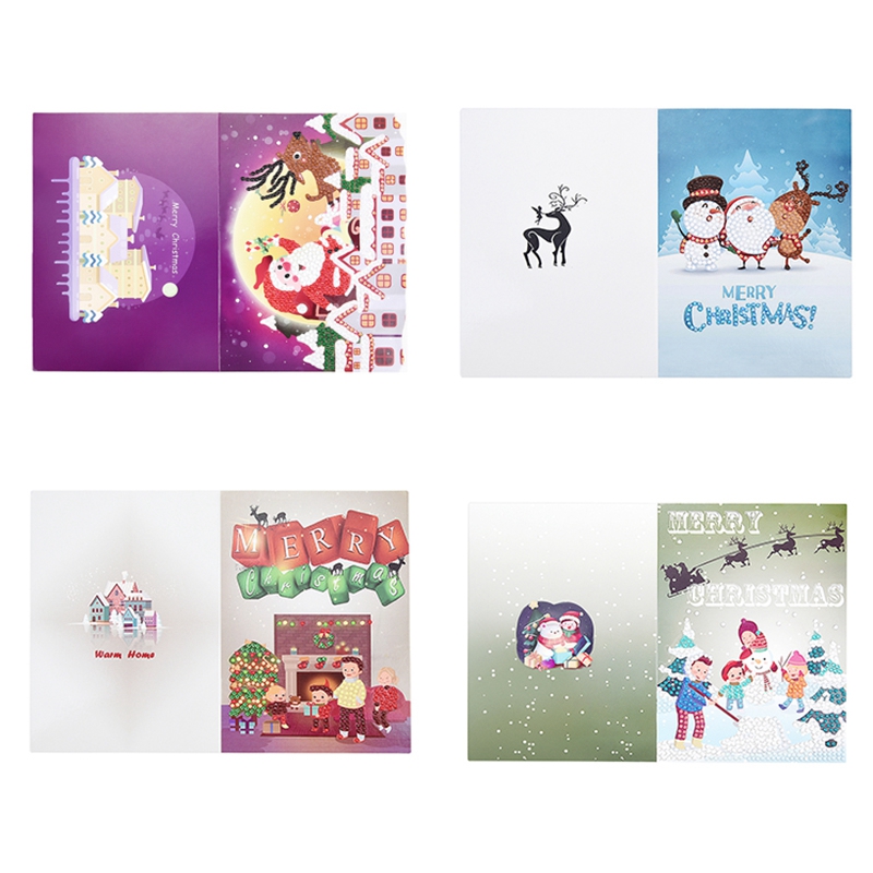 Christmas Card Diamond Painting New Year Greeting Card Christmas Stickers Cards DIY Diamond Painting Rhinestone
Christmas Card Diamond Painting New Year Greeting Card Christmas Stickers Cards DIY Diamond Painting Rhinestone