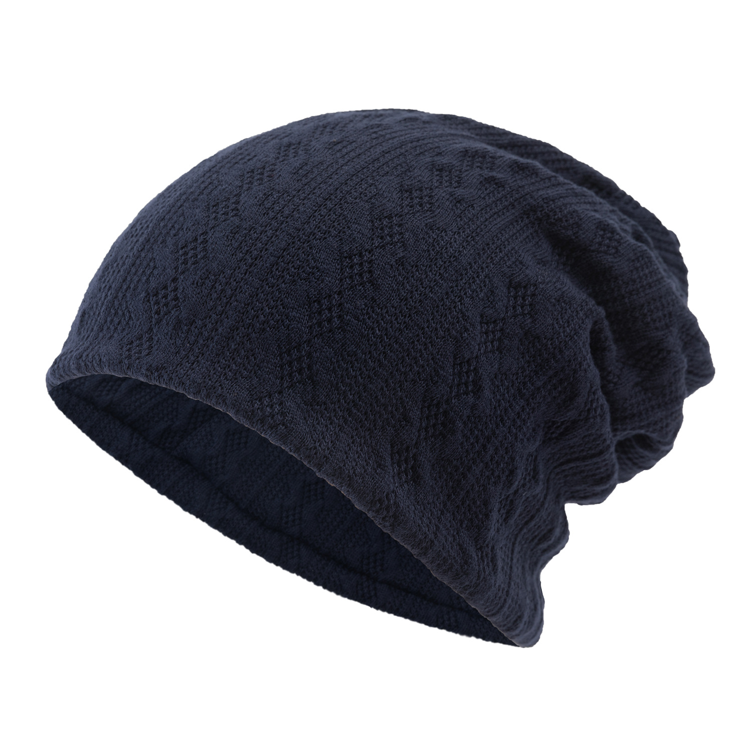 Mixed Color Baggy Beanies For Men Winter Hat Women's Outdoor Bonnet Skiing Hat Female Soft Acrylic Slouchy Knitted Hat For Boys