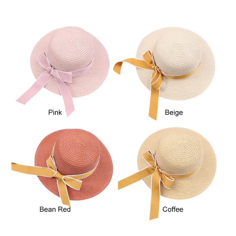 Wide Brim Panama Hat Women Pure Color Bowknot Summer Straw Sun Protection Cap Casual Bowknot Women Beach Ribbon Bow, Beige
Wide Brim Panama Hat Women Pure Color Bowknot Summer Straw Sun Protection Cap Casual Bowknot Women Beach Ribbon Bow, Beige