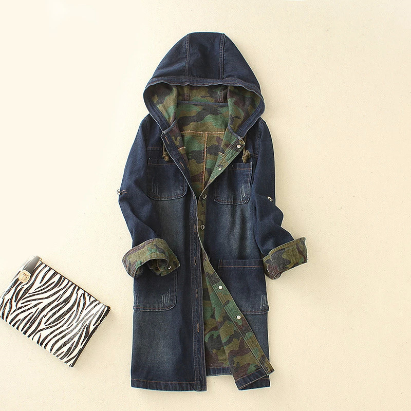 Women Long Coat Casual Ladies Jacket Cotton Club Coat Party Army Green Sexy Camouflage clothes, Blue
Women Long Coat Casual Ladies Jacket Cotton Club Coat Party Army Green Sexy Camouflage clothes, Blue