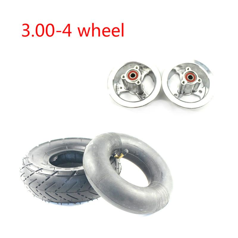 3.00-4 Tire Wheel 10 Inch Tyre and Inner Tube +4 Inch Alloy Rims Hub for Electric Scooter Gas Scooter Bike Motorcycle
3.00-4 Tire Wheel 10 Inch Tyre and Inner Tube +4 Inch Alloy Rims Hub for Electric Scooter Gas Scooter Bike Motorcycle