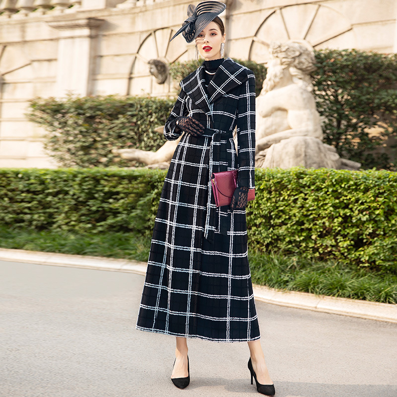2020 Autumn Winter Wool Plain Trench Coat for Women England Style Double Breasted Down Outwear Runway Fashion DZ1173, As pic
2020 Autumn Winter Wool Plain Trench Coat for Women England Style Double Breasted Down Outwear Runway Fashion DZ1173, As pic