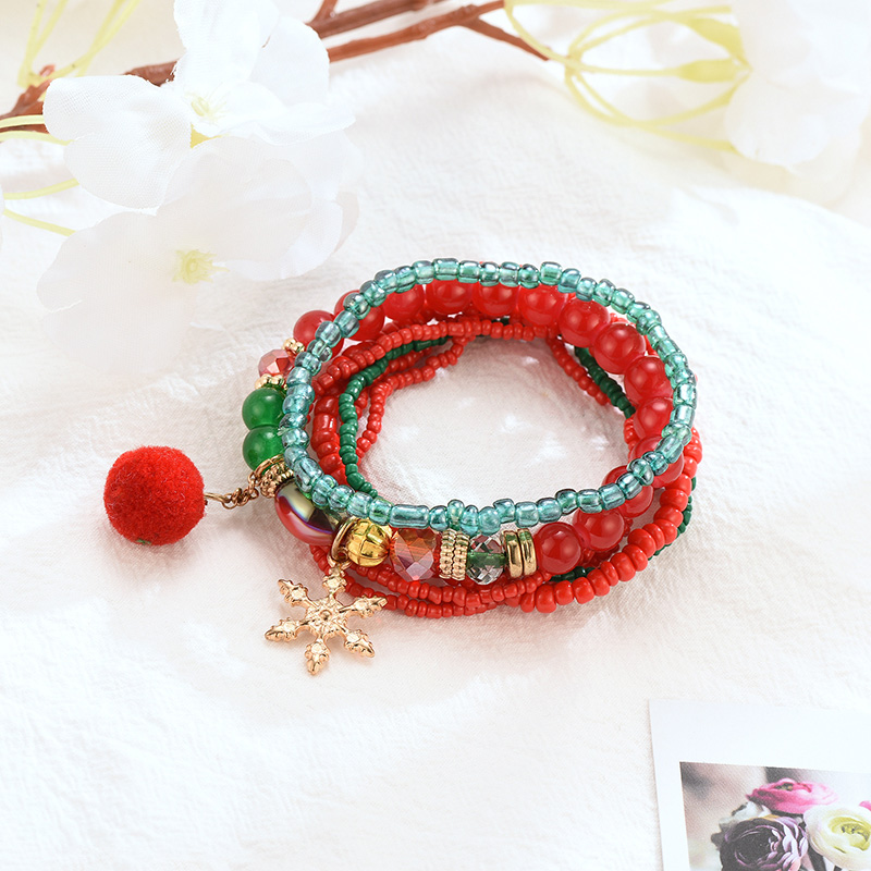 *Bracelet Women Christmas New Multilayer Bracelet Plush Ball Snowflake Pendant Bracelet Jewelry Party Gift For Girl
*Bracelet Women Christmas New Multilayer Bracelet Plush Ball Snowflake Pendant Bracelet Jewelry Party Gift For Girl