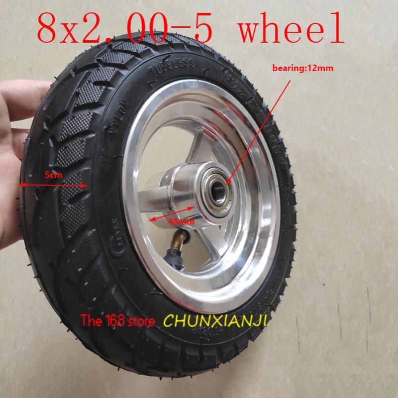 High quality 8x2.00-5tubeless wheel DIY 8*2.00-5 vacuum wheel with alloy hub for KUGOO S1 S3 Electric Adult Scooter
High quality 8x2.00-5tubeless wheel DIY 8*2.00-5 vacuum wheel with alloy hub for KUGOO S1 S3 Electric Adult Scooter
