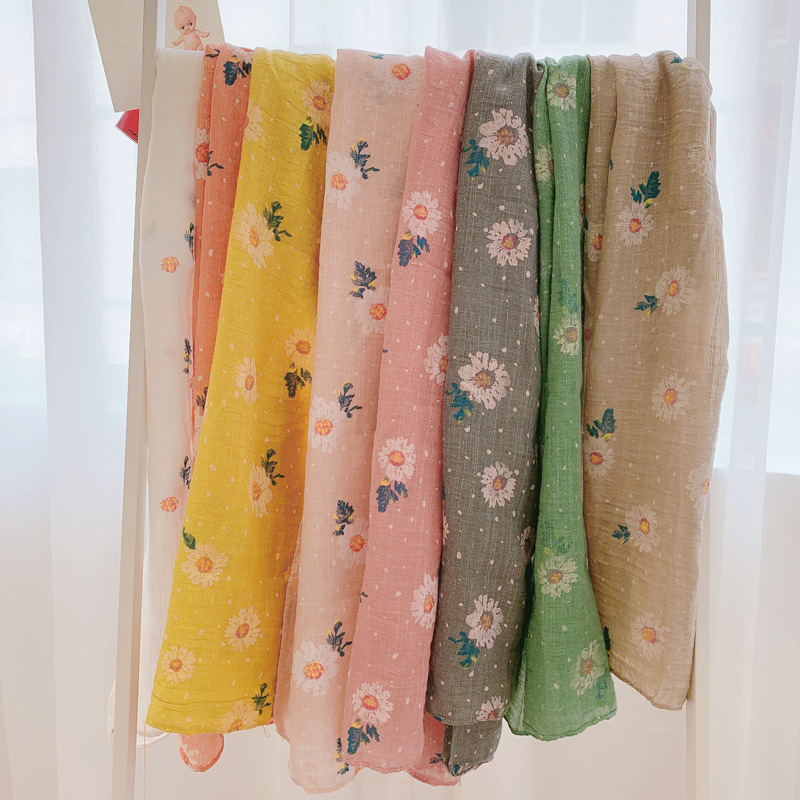 135*30cm cotton scarves KIDS scarves fashion Daisy soft lightweight boys girls scarves
135*30cm cotton scarves KIDS scarves fashion Daisy soft lightweight boys girls scarves