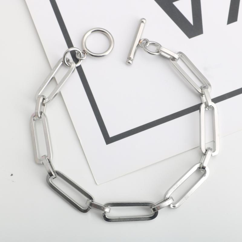 Fashion stainless steel OT buckle word buckle titanium steel square line hip hop men and women bracelet hot sale
Fashion stainless steel OT buckle word buckle titanium steel square line hip hop men and women bracelet hot sale