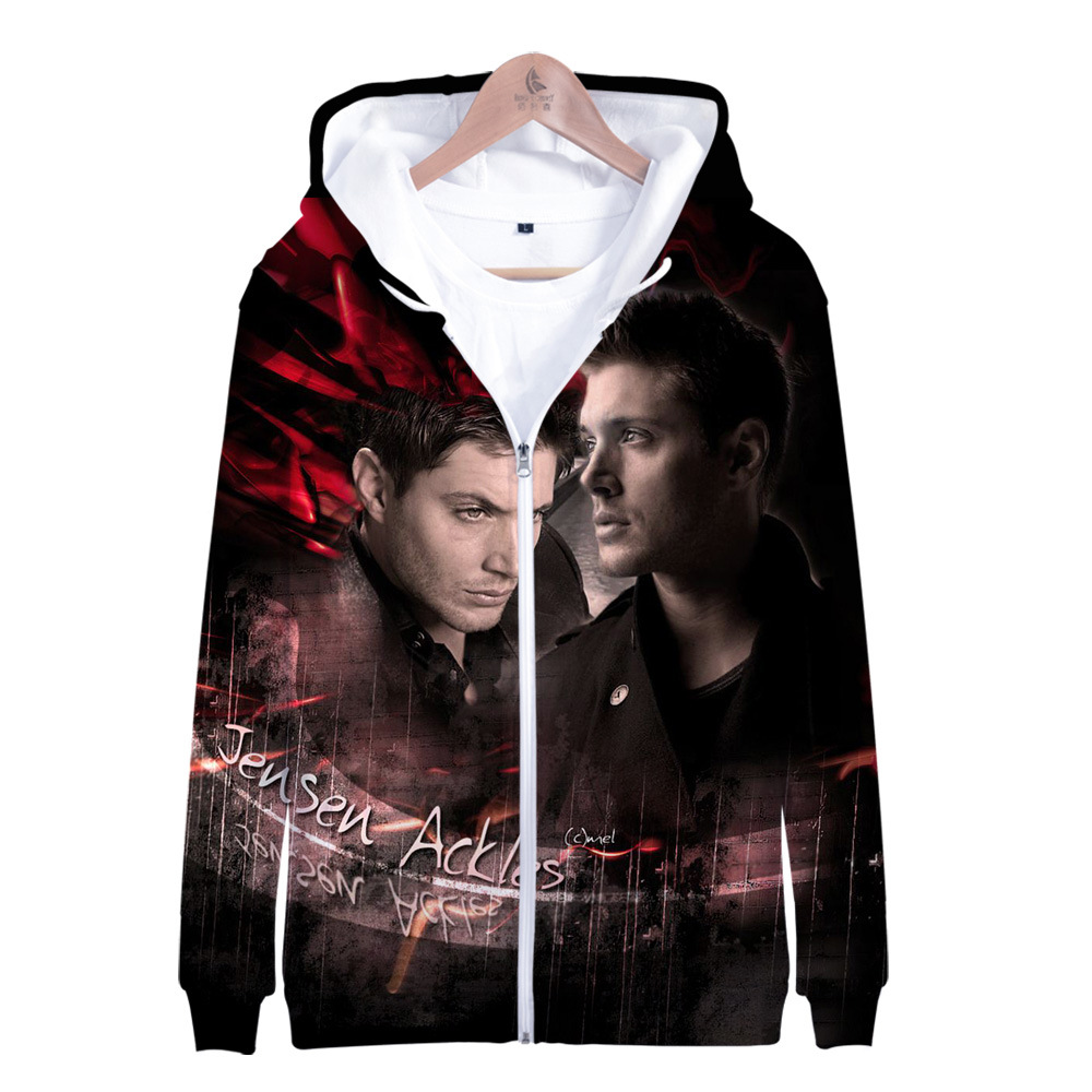 SPN Supernatural 3D Print Zip Up Women/Men Hoodie Sweatshirt Streetwear Hip Hop Long Sleeve Hooded Zipper Jacket Male Tracksuit, 006
SPN Supernatural 3D Print Zip Up Women/Men Hoodie Sweatshirt Streetwear Hip Hop Long Sleeve Hooded Zipper Jacket Male Tracksuit, 006