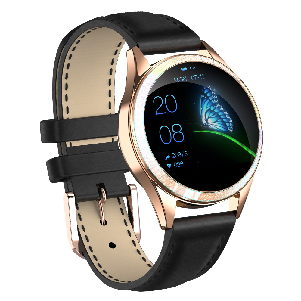 Women Smart Watch Bluetooth Full Screen Smartwatch Heart Rate Monitor Sports Watch for IOS Andriod KW20 Lady Wrist Watches55975019