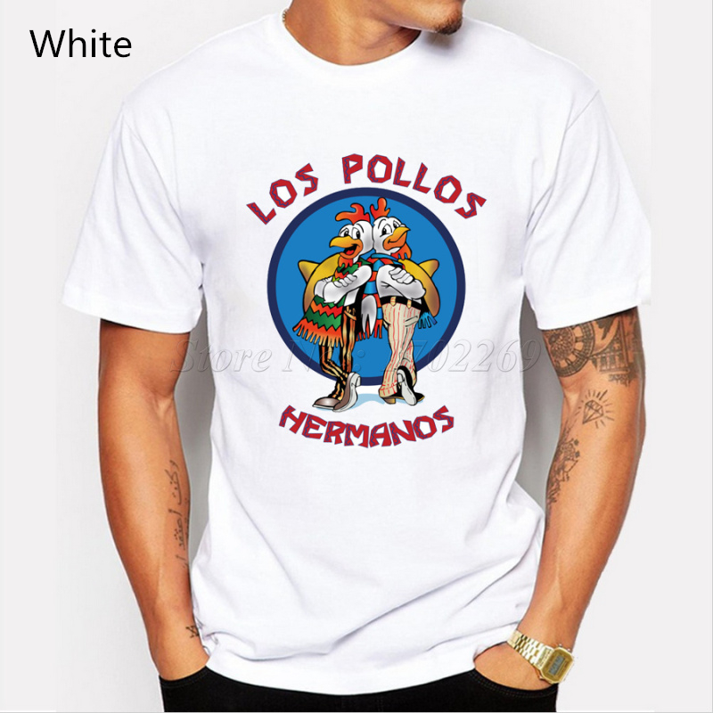 Hot Sale Men's Fashion Breaking Bad Shirt Los Pollos Hermanos T Shirt Chicken Brothers Funny Short Sleeve Tee Hipster Hot Sale Tops T shirt, White
Hot Sale Men's Fashion Breaking Bad Shirt Los Pollos Hermanos T Shirt Chicken Brothers Funny Short Sleeve Tee Hipster Hot Sale Tops T shirt, White