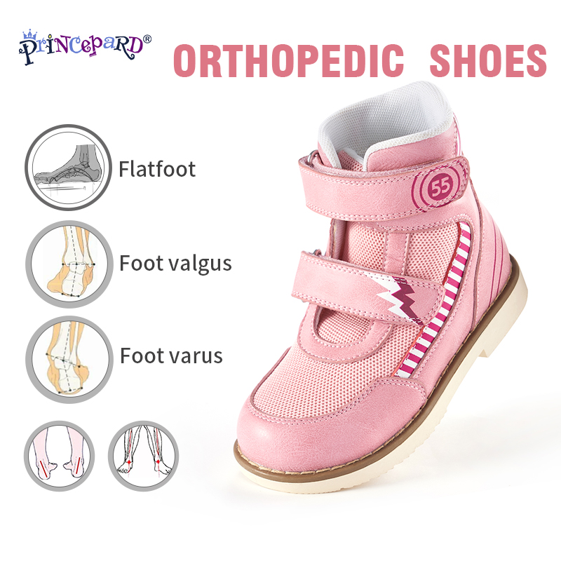 princepard Autumn orthopedic sneakers pink gray kids orthopedic shoes genuine leather size 19-37 European size
princepard Autumn orthopedic sneakers pink gray kids orthopedic shoes genuine leather size 19-37 European size