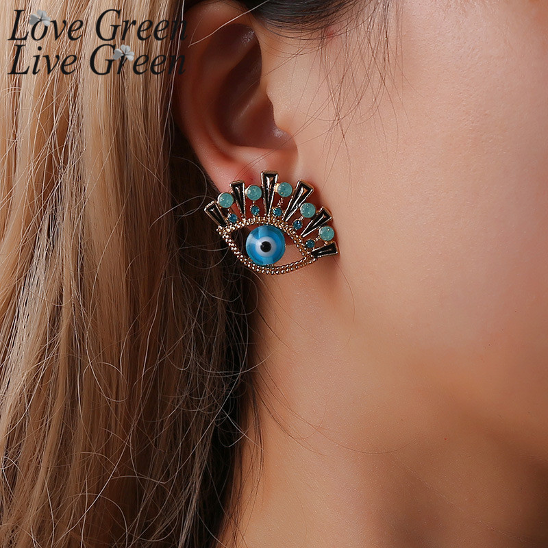 Big Exaggerated Fashion Blue Eye Stud Earrings Shine Crystal Rhinestone Eyelash Curl Cute Earrings Jewelry
Big Exaggerated Fashion Blue Eye Stud Earrings Shine Crystal Rhinestone Eyelash Curl Cute Earrings Jewelry