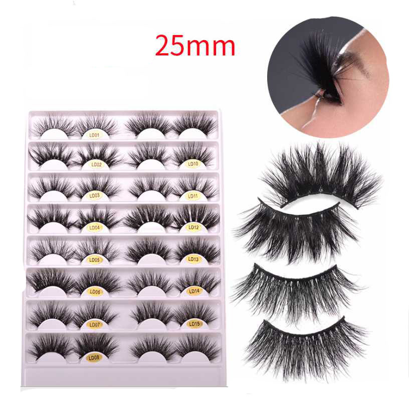 Long Dramatic Mink Lashes 3D Mink Eyelash 5D 25mm Long Thick Mink Lashes Handmade False Eyelash Eye Makeup Maquiagem LD Series
Long Dramatic Mink Lashes 3D Mink Eyelash 5D 25mm Long Thick Mink Lashes Handmade False Eyelash Eye Makeup Maquiagem LD Series