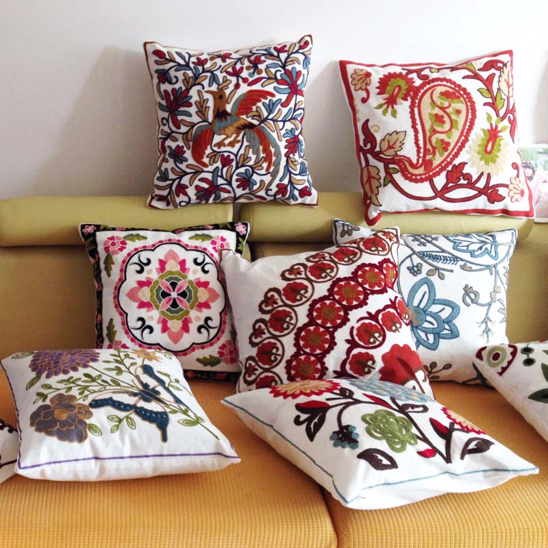 Square Cotton Decorative Cushion Cover for Sofa,Embroidery Cushion Cover,Wedding Throw Pillow Case Cover,Quality, M1
Square Cotton Decorative Cushion Cover for Sofa,Embroidery Cushion Cover,Wedding Throw Pillow Case Cover,Quality, M1