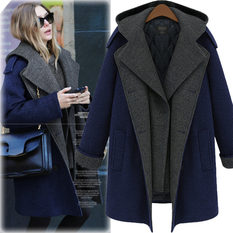 Fashion New Autumn 2020 Slim Size Korean Long Autumn Winter Tweed Coat Trench Coat Women's Clothing Coats Jackets Wool Blends, Dark blue
Fashion New Autumn 2020 Slim Size Korean Long Autumn Winter Tweed Coat Trench Coat Women's Clothing Coats Jackets Wool Blends, Dark blue