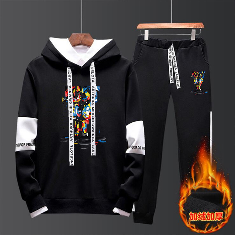 Casual Mens Clothing 2 Pieces Sets Tracksuit for Men Sets Hooded Sweatshirt Pullover Hoodie+pants Sportwear Suits Ropa Hombre, Gray
Casual Mens Clothing 2 Pieces Sets Tracksuit for Men Sets Hooded Sweatshirt Pullover Hoodie+pants Sportwear Suits Ropa Hombre, Gray