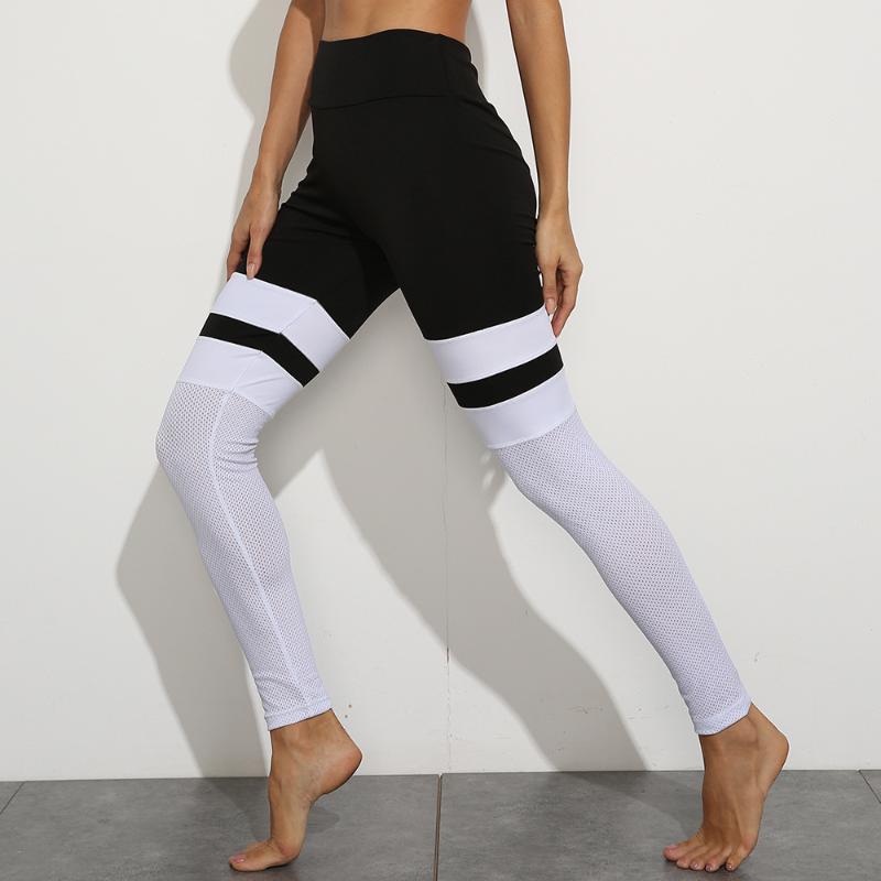 Mesh Patchwork Yoga Leggings Fashion Sexy Sport Pants Women Gothic Mesh Gym Pants Hips Push Up High Waist Yoga Leggings, Black and white
Mesh Patchwork Yoga Leggings Fashion Sexy Sport Pants Women Gothic Mesh Gym Pants Hips Push Up High Waist Yoga Leggings, Black and white