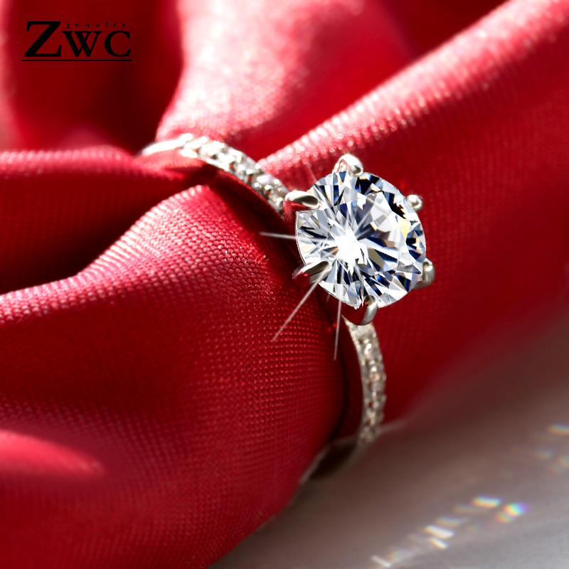 ZWC Fashion Classic Six Claw Zircon Wedding Rings for women Girl 2020 Jewelry Wedding Engagement Female Crystals Ring Gift
ZWC Fashion Classic Six Claw Zircon Wedding Rings for women Girl 2020 Jewelry Wedding Engagement Female Crystals Ring Gift