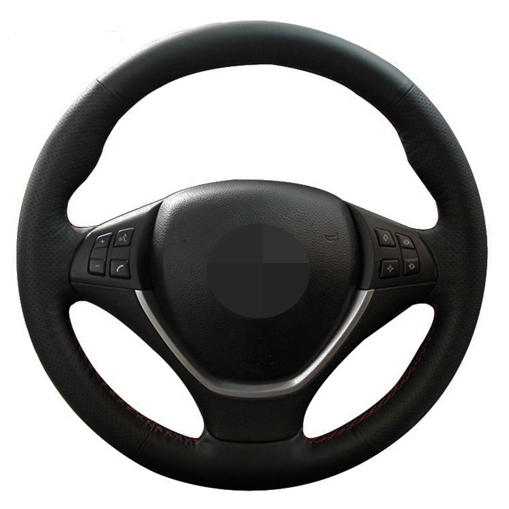 Car Steering Wheel Cover Hand-stitched Black PU Artificial Leather For BMW E70 X5 2006-2013 E71 X6 2008-2014
Car Steering Wheel Cover Hand-stitched Black PU Artificial Leather For BMW E70 X5 2006-2013 E71 X6 2008-2014