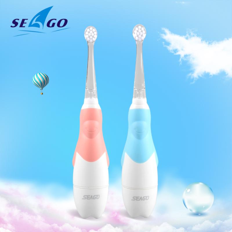 SEAGO Baby Electric Toothbrush 1-3 Ages Smart Tooth Brush Waterproof Soft Sonic Brush Tooth Toddler Electronic Toothbrush SG513
SEAGO Baby Electric Toothbrush 1-3 Ages Smart Tooth Brush Waterproof Soft Sonic Brush Tooth Toddler Electronic Toothbrush SG513