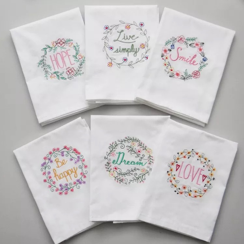 Table Napkin 6PCS/Lot Cotton Rectangle Servetten Dishtowel Kitchen Towel Dish Cleaning Cloth Embroidered 45x70cm
Table Napkin 6PCS/Lot Cotton Rectangle Servetten Dishtowel Kitchen Towel Dish Cleaning Cloth Embroidered 45x70cm