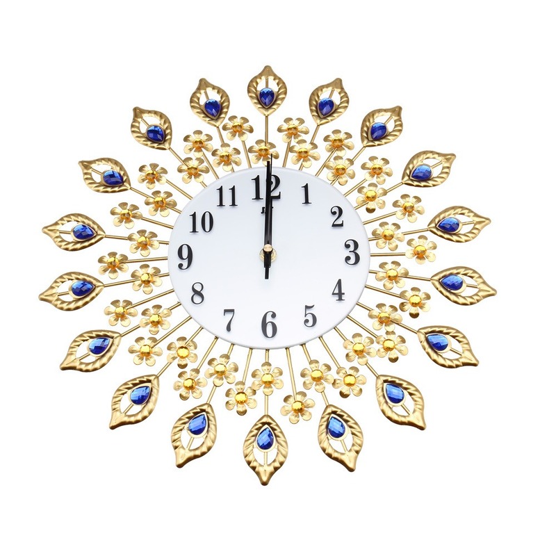 Luxury Artificial Crystal Diamond Large Wall Clock Metal Living Room Wall Clock Home Art Decoration MJ807
Luxury Artificial Crystal Diamond Large Wall Clock Metal Living Room Wall Clock Home Art Decoration MJ807