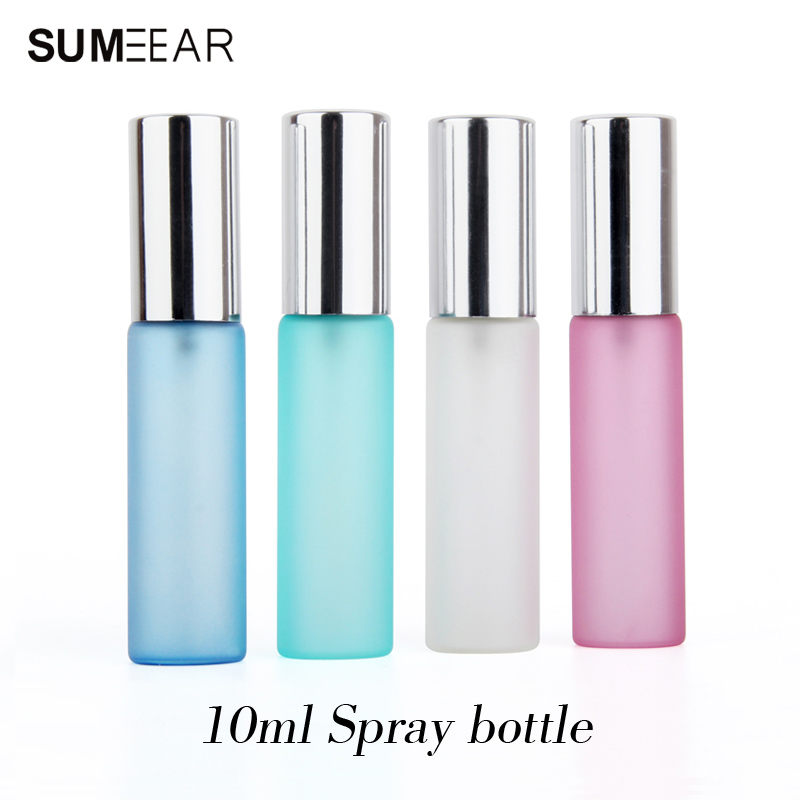 50pcs 10ml Frost Glass Spray Perfume Bottle Aluminum nozzle Perfume Empty Containers Makeup Packaging Color frosting bottle
50pcs 10ml Frost Glass Spray Perfume Bottle Aluminum nozzle Perfume Empty Containers Makeup Packaging Color frosting bottle