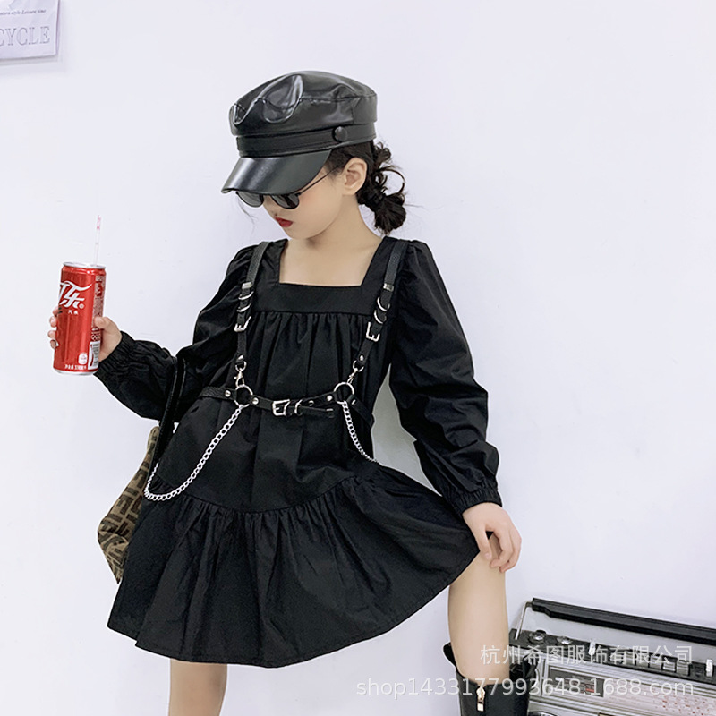 2020 autumn new girls skirts Korean version of all-match long-sleeved cake skirt dress A-line dress, Chain belt
2020 autumn new girls skirts Korean version of all-match long-sleeved cake skirt dress A-line dress, Chain belt