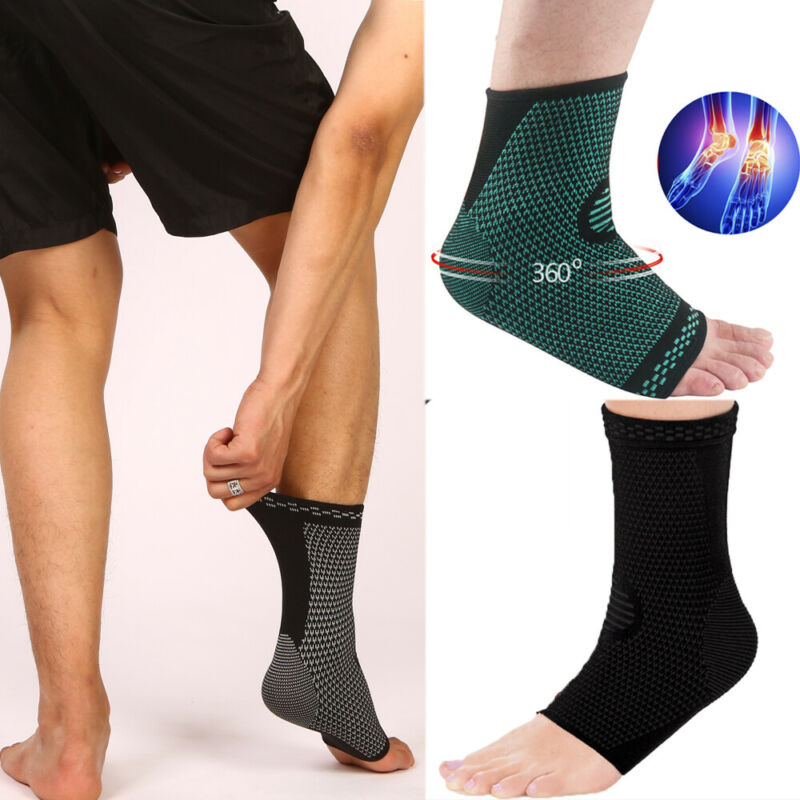 1pcs Ankle Support Brace Elastic Compression Wrap Sleeve Sports Relief Pain Foot, Black
1pcs Ankle Support Brace Elastic Compression Wrap Sleeve Sports Relief Pain Foot, Black