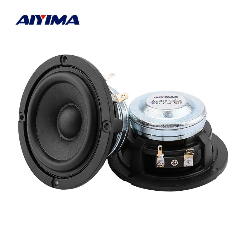 

AIYIMA 2Pc 3 Inch Midrange Speaker 4 8 Ohm 15W Home Theater 20 Core Wool Paper Cone Car Loudspeaker Full Range Bluetooth Speaker