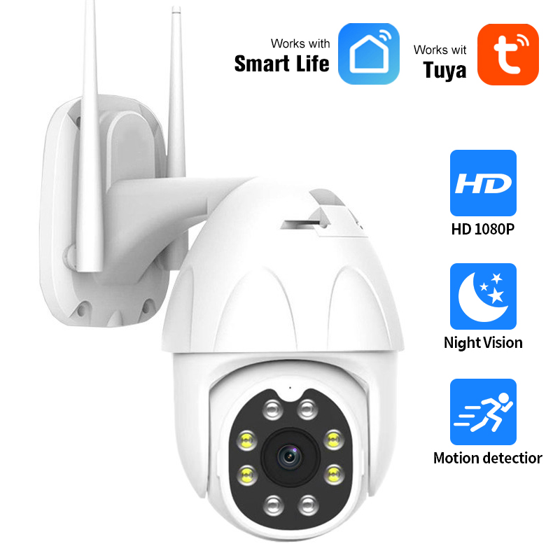 1080P 2MP Tuya Smart Life HD Waterproof Outdoor IP Camera P2P WiFi Security Camera CCTV Surveillance Camera
1080P 2MP Tuya Smart Life HD Waterproof Outdoor IP Camera P2P WiFi Security Camera CCTV Surveillance Camera