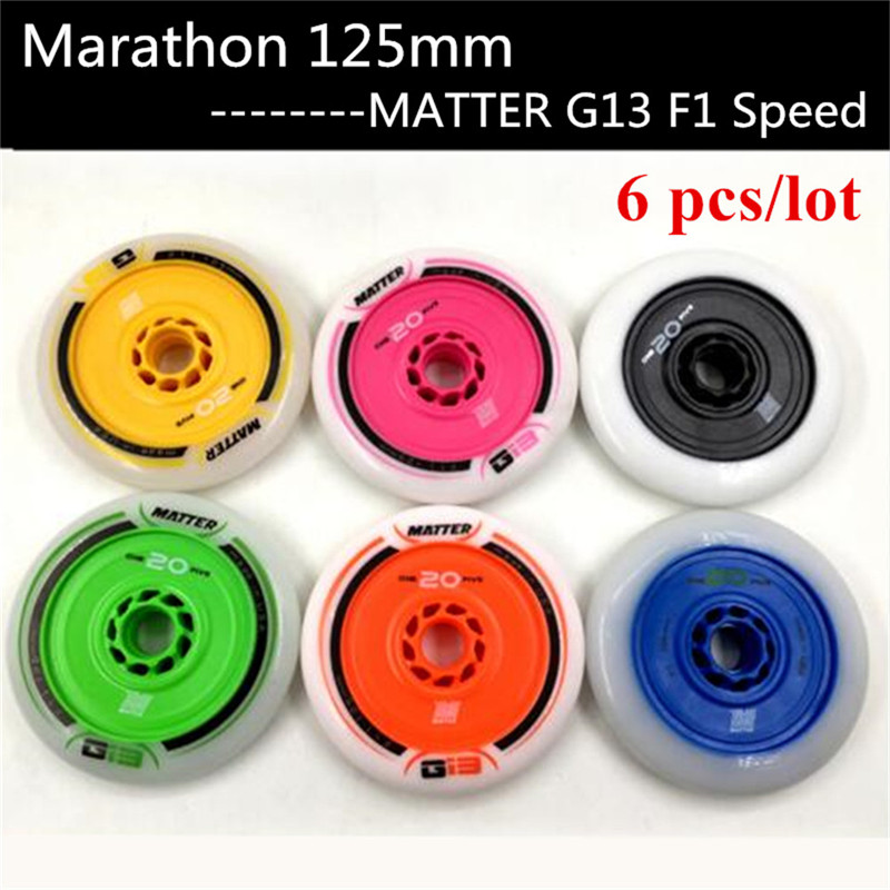 6 pcs/lot Inline Speed Skates Wheel F1 125mm MATTER G13 Outdoor Long Distance Marathon Race Competition Racing One 20 Five Wheel, Green
6 pcs/lot Inline Speed Skates Wheel F1 125mm MATTER G13 Outdoor Long Distance Marathon Race Competition Racing One 20 Five Wheel, Green