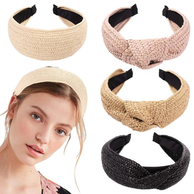 New Fashion Women Hair Accessories Handmade Solid Raffia Hairband Cross Knot Headwear Casual Summer Hair Accessories
New Fashion Women Hair Accessories Handmade Solid Raffia Hairband Cross Knot Headwear Casual Summer Hair Accessories