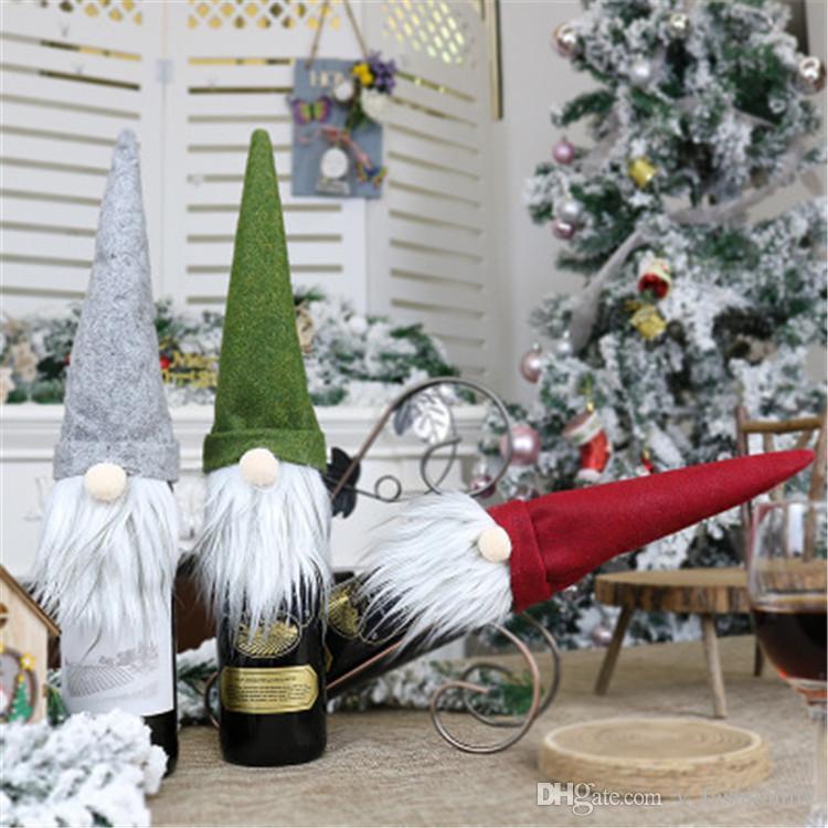 2020 New Christmas Faceless Doll Wine Bottle Case Nordic Land God Santa Claus Champagne Wine Bottle Cover New Year Decoration
2020 New Christmas Faceless Doll Wine Bottle Case Nordic Land God Santa Claus Champagne Wine Bottle Cover New Year Decoration