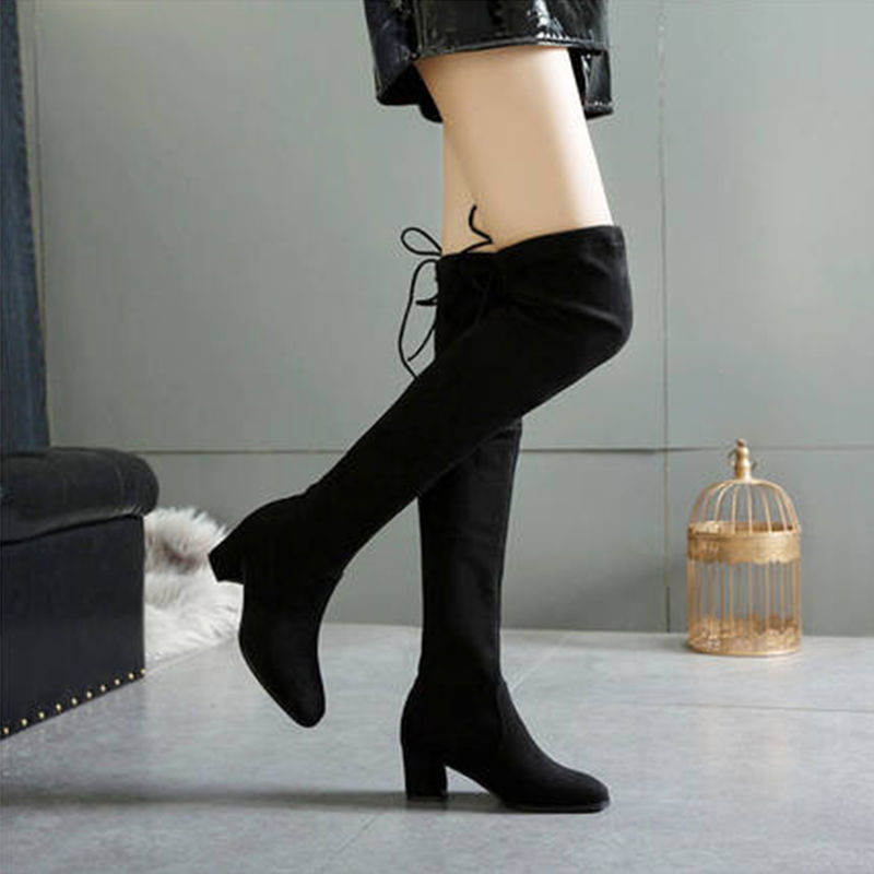 2020 Women Boots High heels Shoes Black Over The Knee Boots Sexy Female Autumn Winter Keep warm shoes Lady Thigh High long, 3cm autumn
2020 Women Boots High heels Shoes Black Over The Knee Boots Sexy Female Autumn Winter Keep warm shoes Lady Thigh High long, 3cm autumn