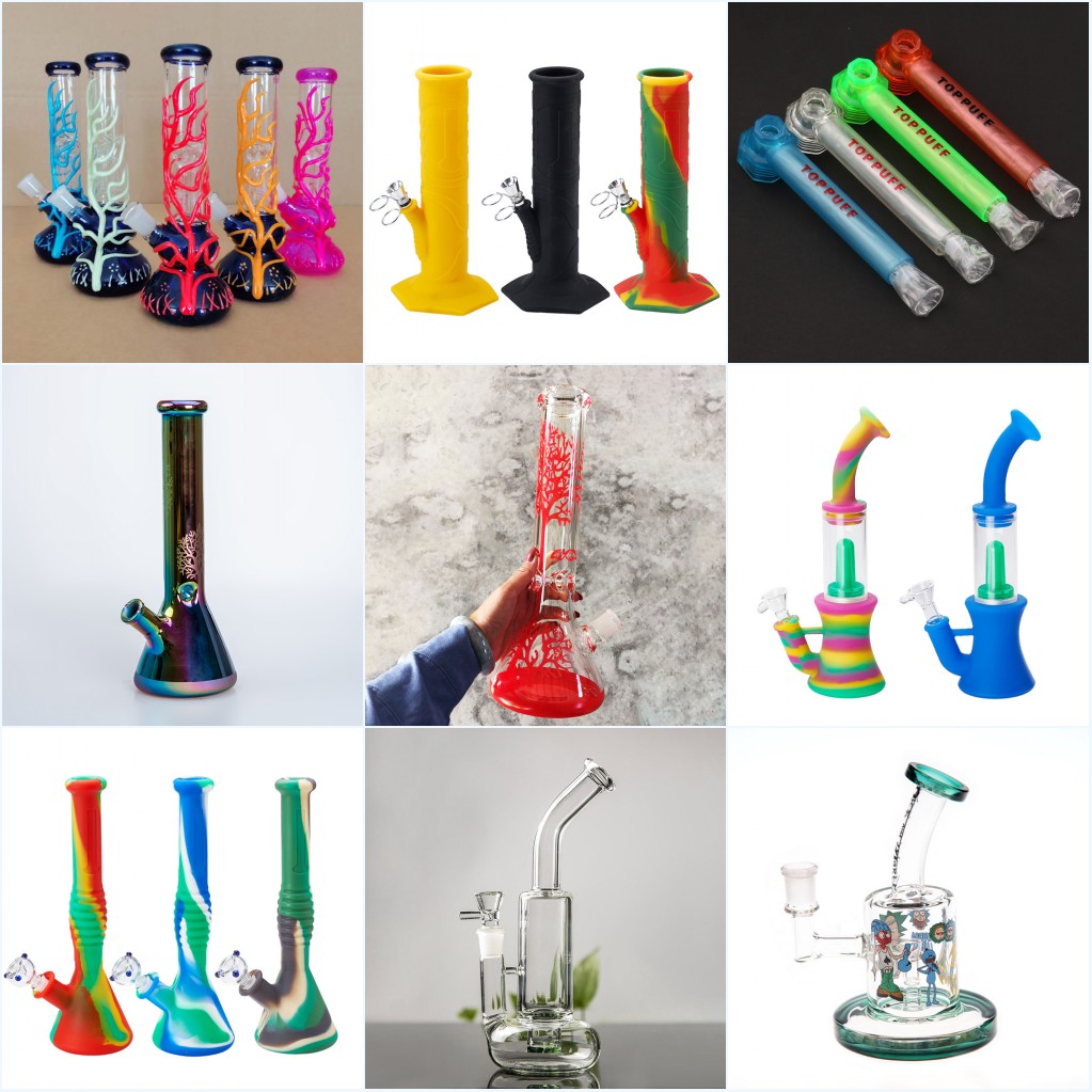 Mixed Glass Silicone Hookah Oil rigs bowls beaker glass bong percolator glass water pipes smoking bubler recycler
Mixed Glass Silicone Hookah Oil rigs bowls beaker glass bong percolator glass water pipes smoking bubler recycler