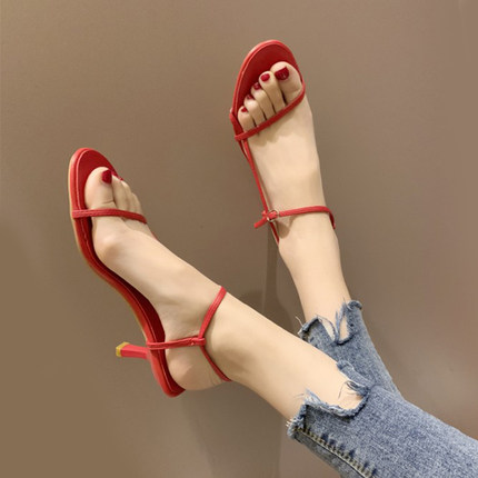 Sandals female fairy wind 2020 summer new fashion wild sexy open-toe belt fashion stiletto heels, Black
Sandals female fairy wind 2020 summer new fashion wild sexy open-toe belt fashion stiletto heels, Black