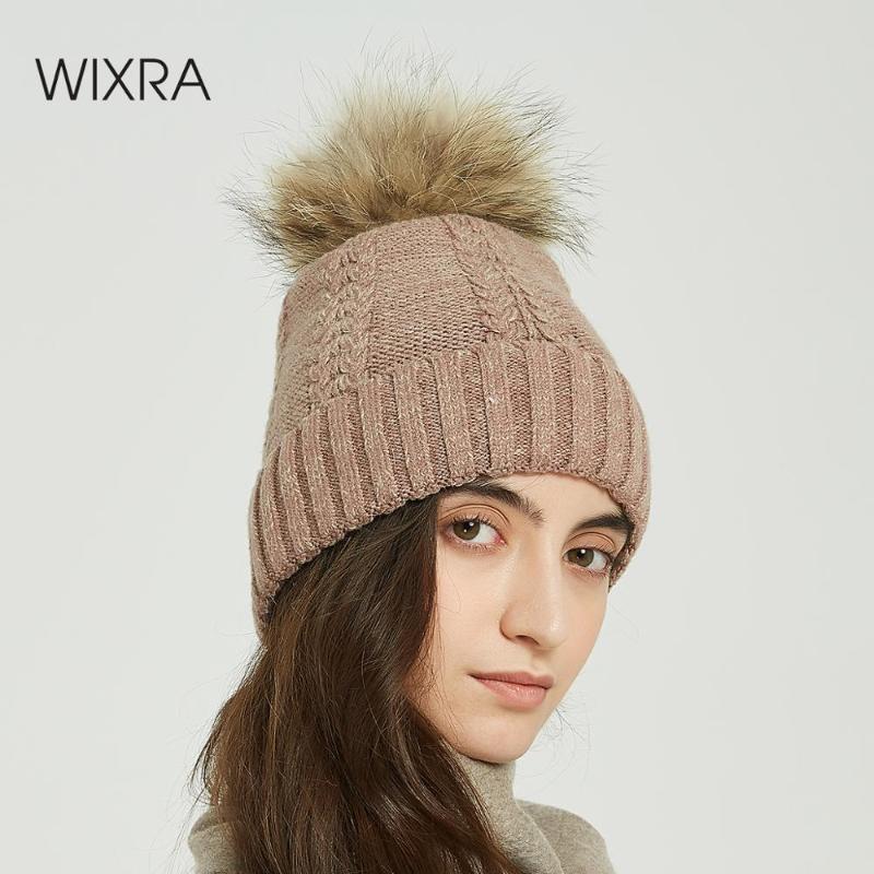 Wixra Female Fur Pom Poms Solid hat Winter Hat For Women Girl 's Knitted Beanies Cap Thick Skullies Beanies For Ladies, White
Wixra Female Fur Pom Poms Solid hat Winter Hat For Women Girl 's Knitted Beanies Cap Thick Skullies Beanies For Ladies, White