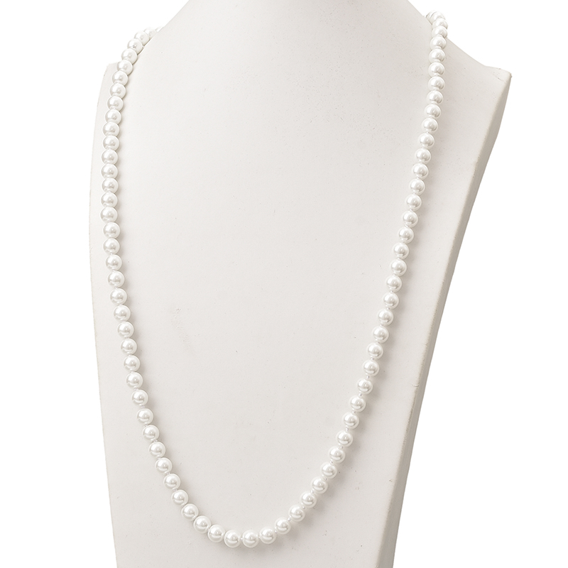 Pure White Long Pearls Necklace 8mm Size For Enchanted Synthetic Pearls Shell Necklace 36inch Party Wedding Gifts H870
Pure White Long Pearls Necklace 8mm Size For Enchanted Synthetic Pearls Shell Necklace 36inch Party Wedding Gifts H870