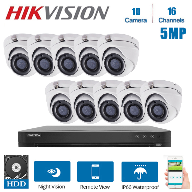 Network Hikvision 16Channels DVR Video Surveillance Kits with 10PCS 5MP Camera Security Night Vision CCTV Security System Kits
Network Hikvision 16Channels DVR Video Surveillance Kits with 10PCS 5MP Camera Security Night Vision CCTV Security System Kits