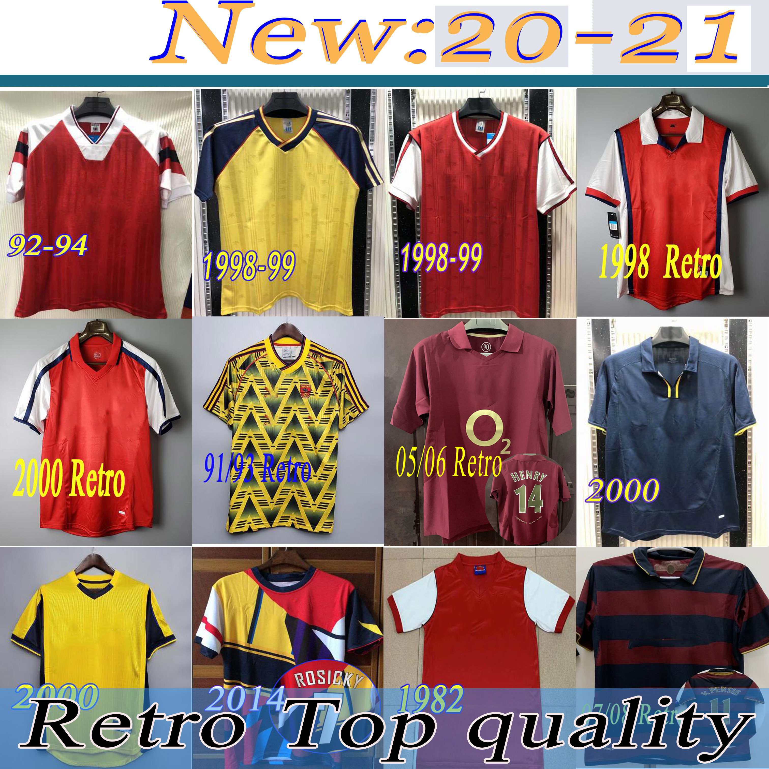 86 88 Retro Gunners Soccer Jerseys Shirts PIRES HENRY V. Persie Fabregas Rosicky REYES VIEIRA BERGKAMP football 05 06 94 91 93 98 99 05 06, 2014
86 88 Retro Gunners Soccer Jerseys Shirts PIRES HENRY V. Persie Fabregas Rosicky REYES VIEIRA BERGKAMP football 05 06 94 91 93 98 99 05 06, 2014