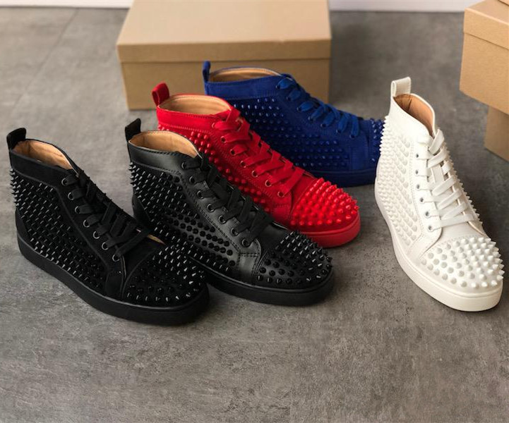 Hot Sale New Fashion Brand Mens Spikes High-top Sneakers Unisex Designer Shoes Women Red Bottom Junior Spikes Trainers Studs Wedding Shoes, Color 10
Hot Sale New Fashion Brand Mens Spikes High-top Sneakers Unisex Designer Shoes Women Red Bottom Junior Spikes Trainers Studs Wedding Shoes, Color 10