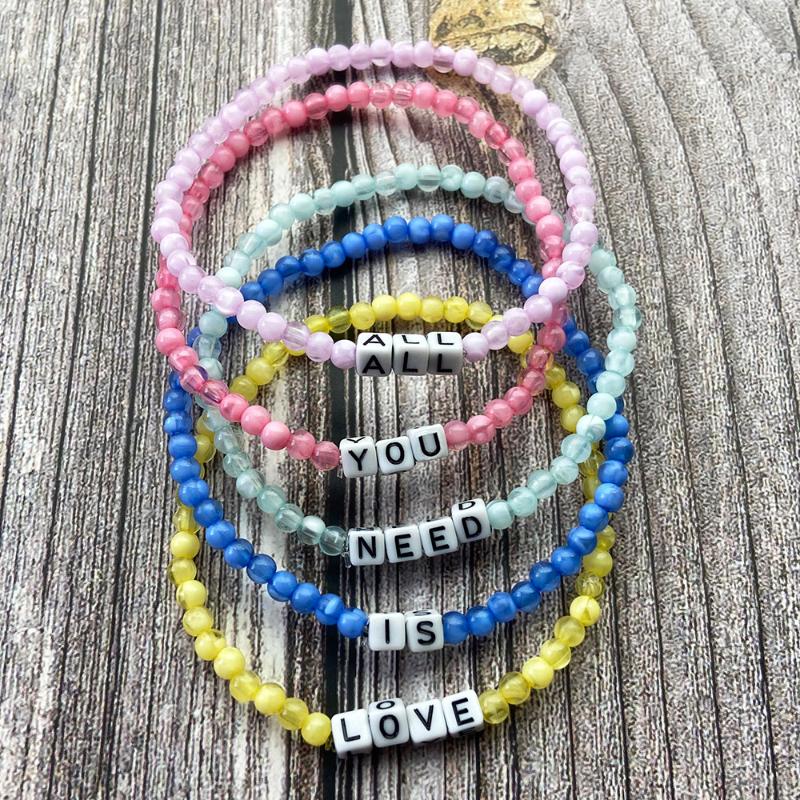 Bohemian Charm Small Beaded Statement Inspiration Letter Handmade Strech Elastic Asjustable Bracelet Set For Women Femme
Bohemian Charm Small Beaded Statement Inspiration Letter Handmade Strech Elastic Asjustable Bracelet Set For Women Femme